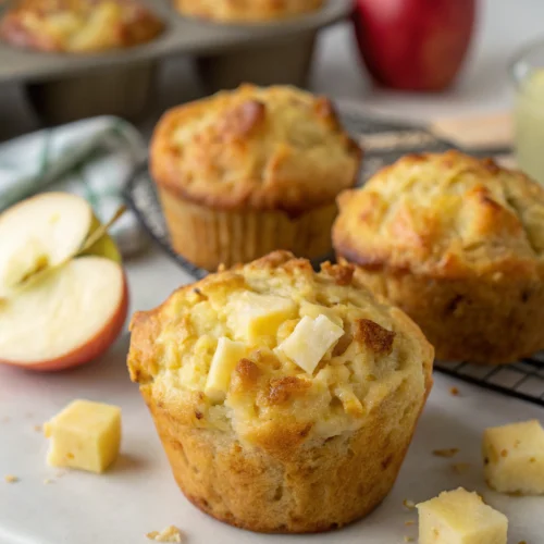 Savory Apple Cheddar Muffins 1