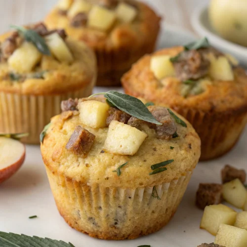 Savory Apple, Sage, and Sausage Muffins 1