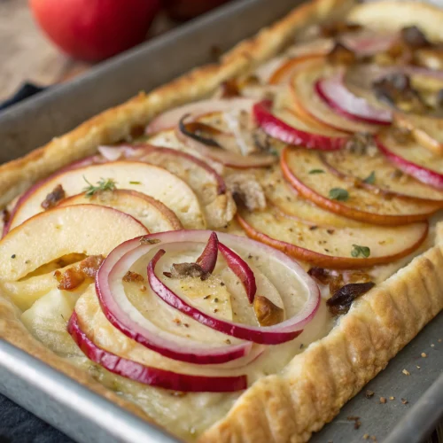 Savory Apple and Onion Tart 1