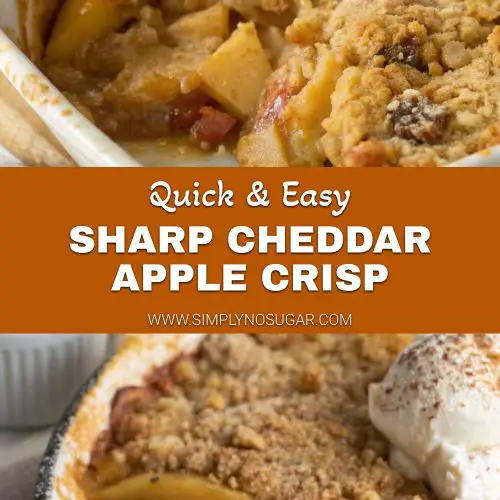 Sharp Cheddar Apple Crisp pinterest