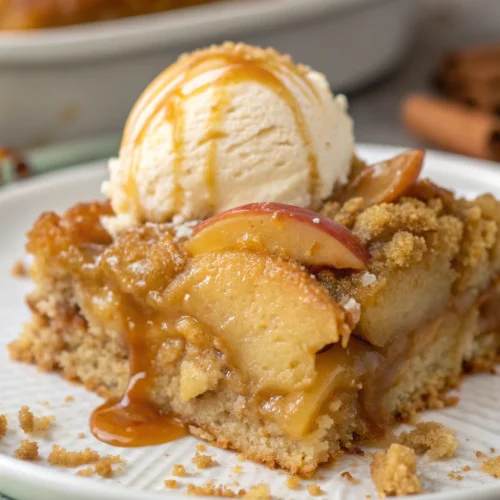 Simple Caramel Apple Dump Cake 1