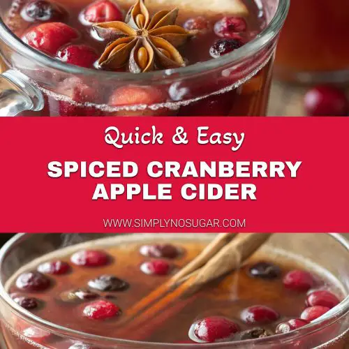 Spiced Cranberry Apple Cider pinterest