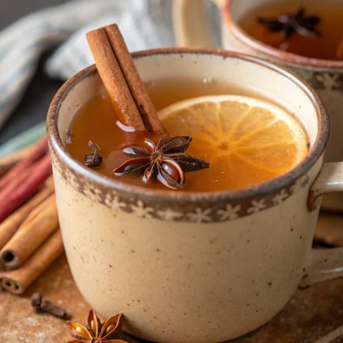 Stovetop Hot Spiced Cider 1
