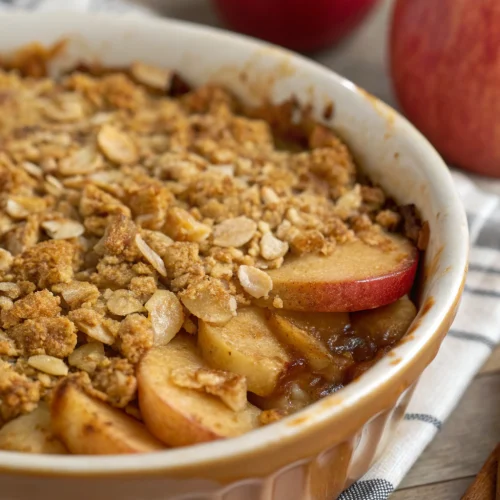The Best Apple Crisp with Oat Topping 1