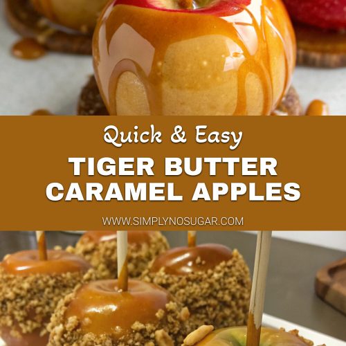Tiger Butter Caramel Apples pinterest