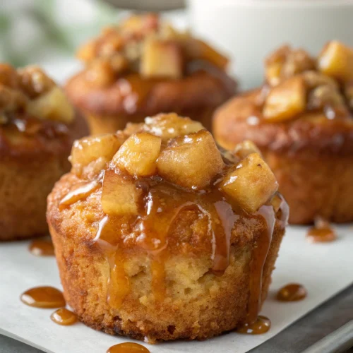 Upside-Down Caramel Apple Muffins 1