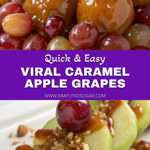 Viral Caramel Apple Grapes pinterest