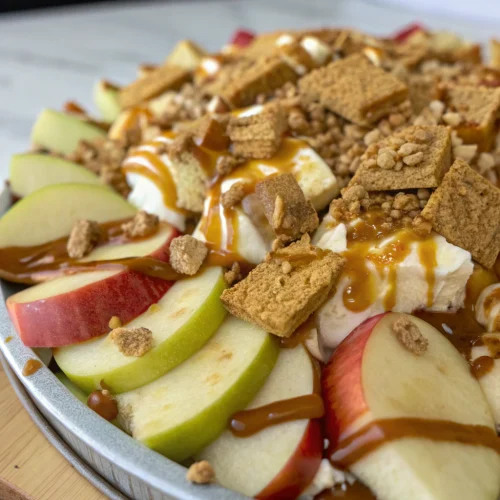 Viral Caramel Apple Nachos 1