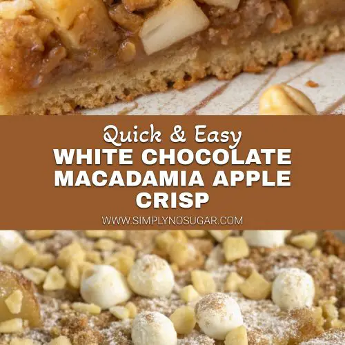 White Chocolate Macadamia Apple Crisp pinterest