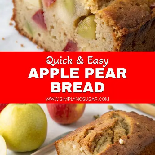 Apple Pear Bread pinterest