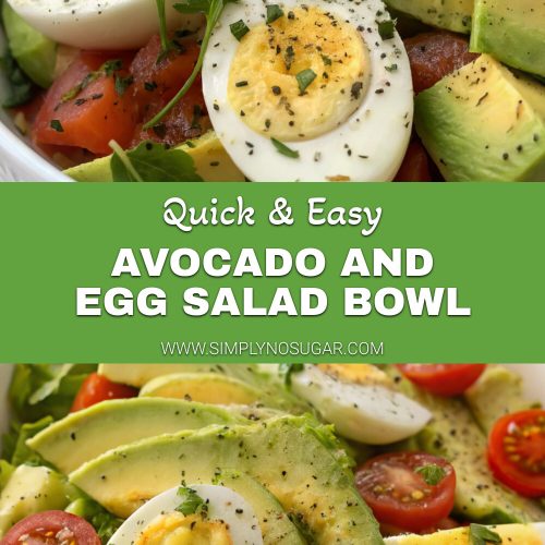 Avocado and egg salad bowl pinterest