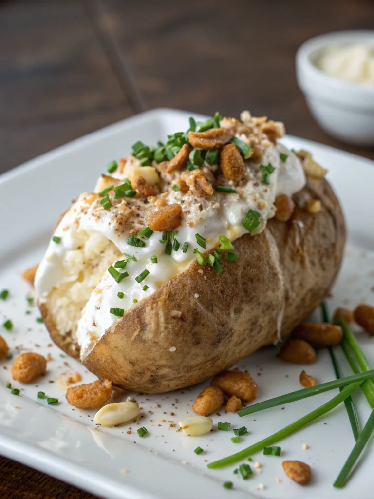Baked Potato with Cashew Sour Cream
