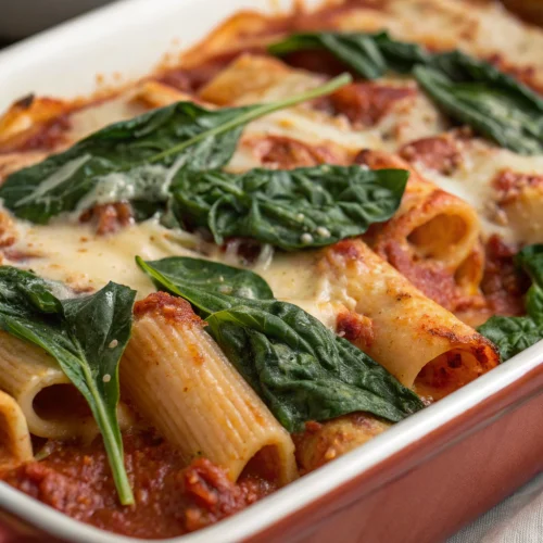 Baked Ziti with Spinach 1