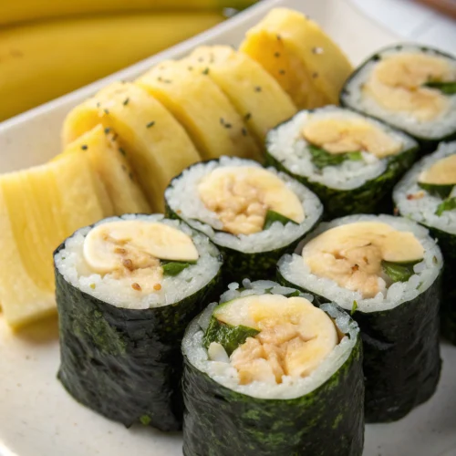 Banana sushi lunch 1