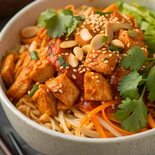 Bang bang chicken bowl 1