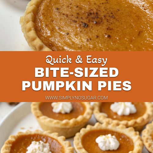 Bite-sized pumpkin pies pinterest
