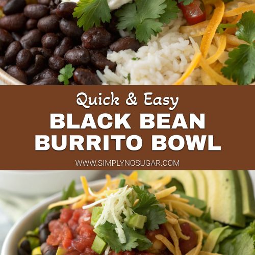 Black bean burrito bowl pinterest