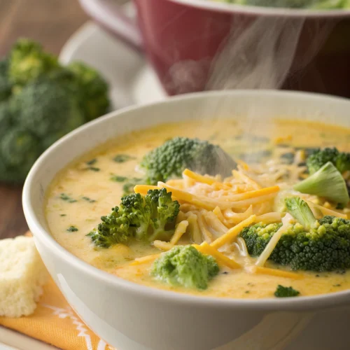 Broccoli and Cheddar Soup 1
