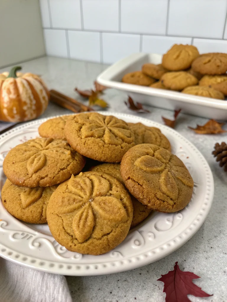 Brown butter pumpkin cookies