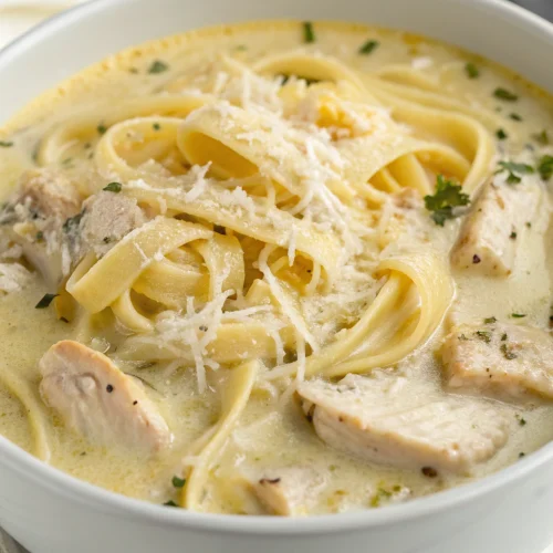 Chicken Alfredo Soup 1