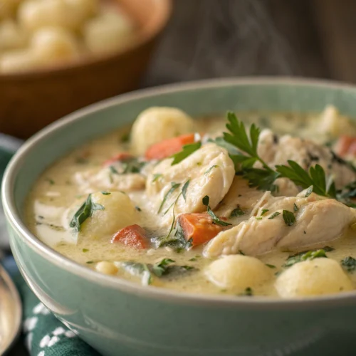 Chicken Gnocchi Soup 1