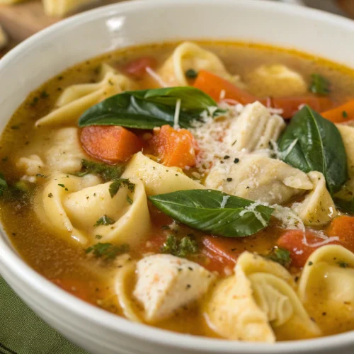 Chicken Tortellini Soup 1
