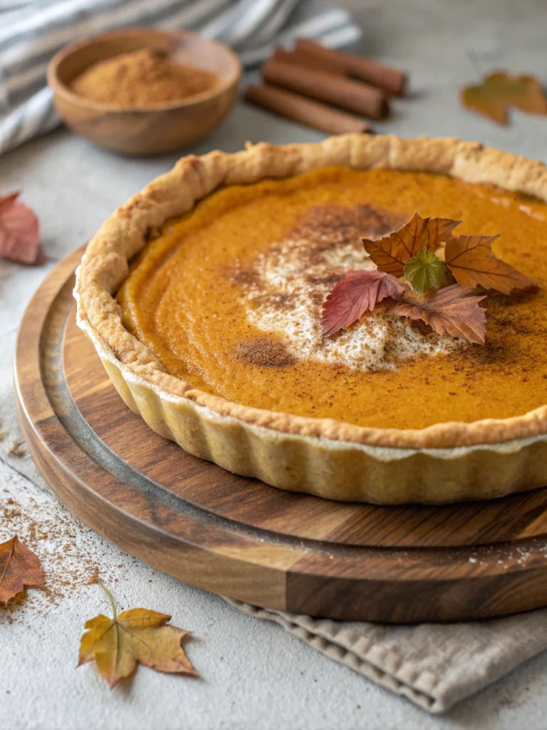 Cinnamon pumpkin pie