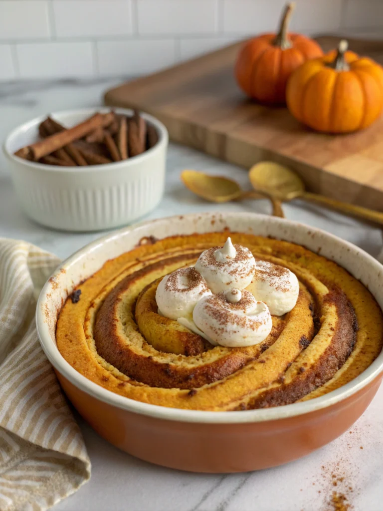 Cinnamon swirl pumpkin