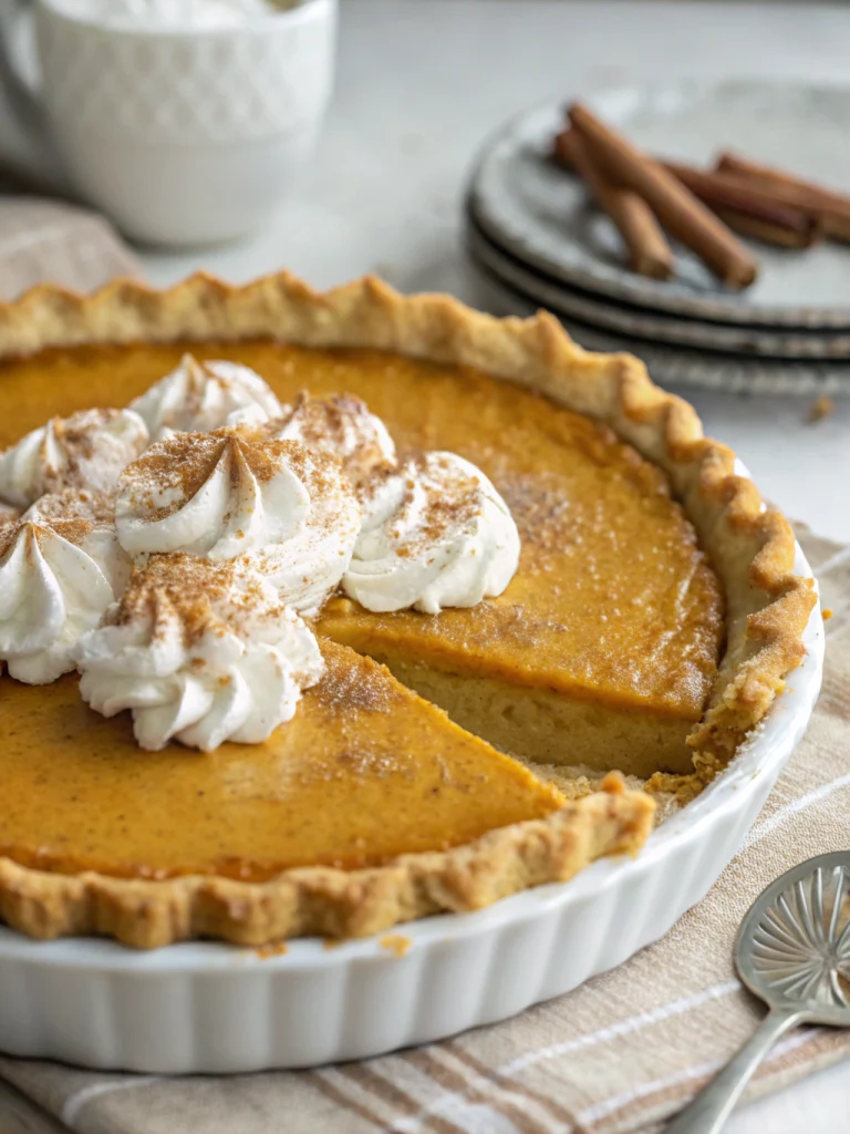 Coconut pumpkin pie