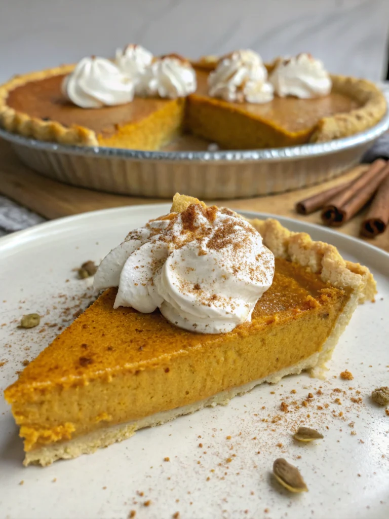 Condensed milk pumpkin pie