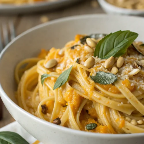 Creamy Butternut Squash Pasta 1