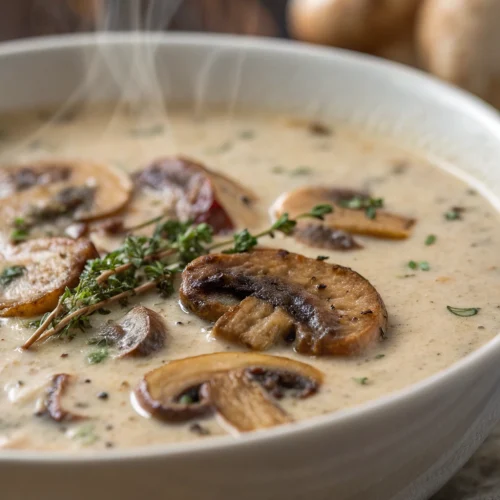 Creamy Mushroom Soup 1