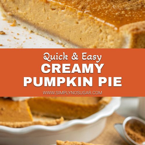 Creamy pumpkin pie pinterest