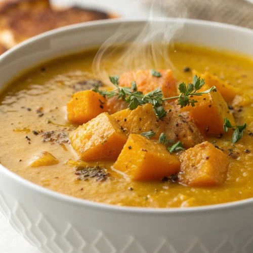 Curried Butternut Squash Soup 1