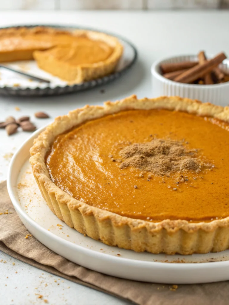 Dairy-free pumpkin pie