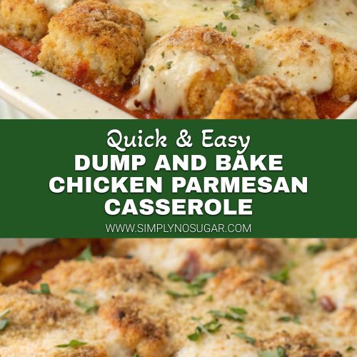 Dump and Bake Chicken Parmesan Casserole pinterest