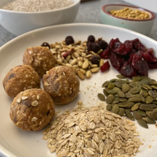 Energy bites lunch ingredients