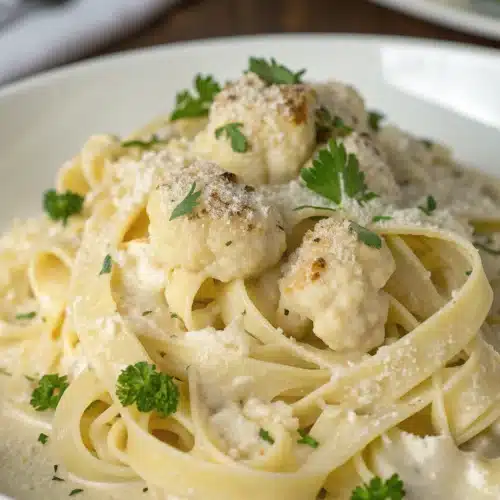 Fettuccine Cauliflower Alfredo 1