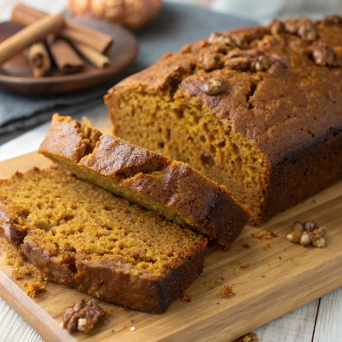 Gluten free pumpkin bread 1