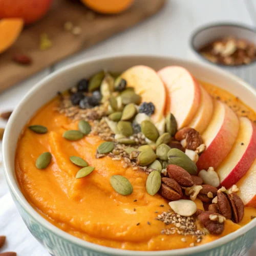 Healthy Pumpkin Smoothie Bowl 1