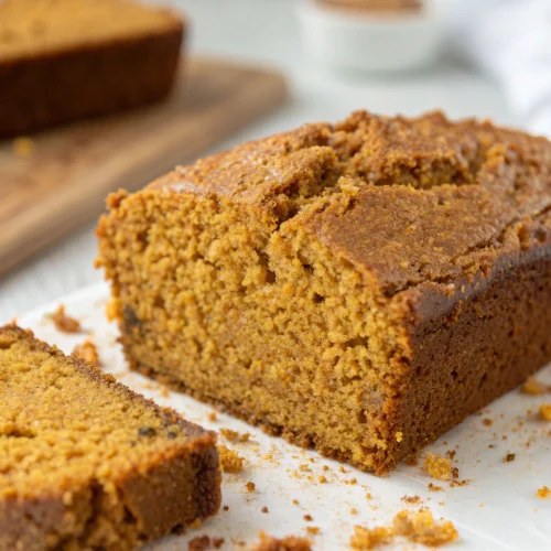 Healthy pumpkin bread 1