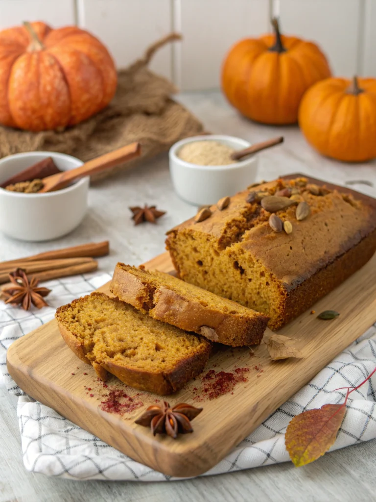 Healthy pumpkin bread