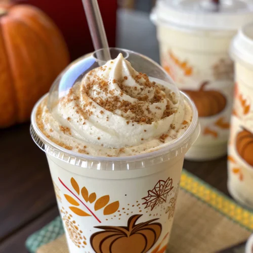 Iced pumpkin spice latte 1