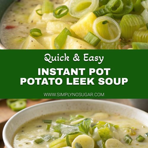 Instant Pot Potato Leek Soup pinterest