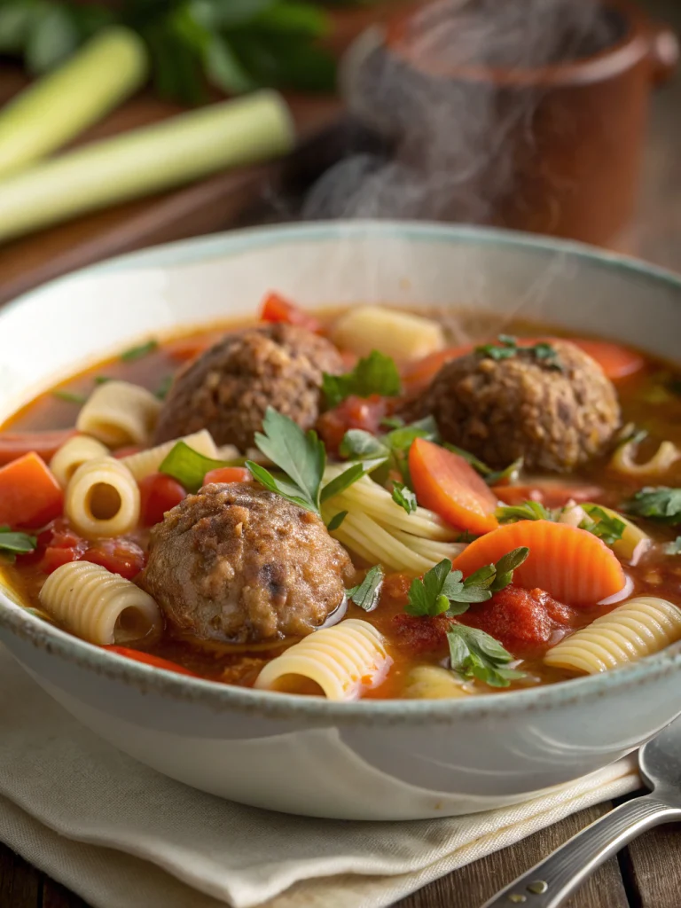 Italian Meatball Soup