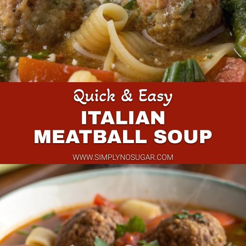 Italian Meatball Soup pinterest