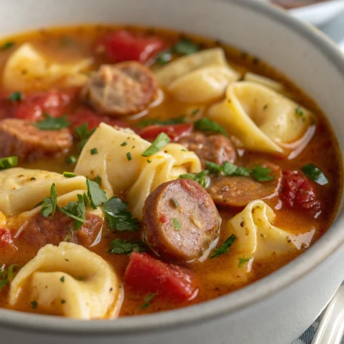 Italian Sausage Tortellini Soup 1