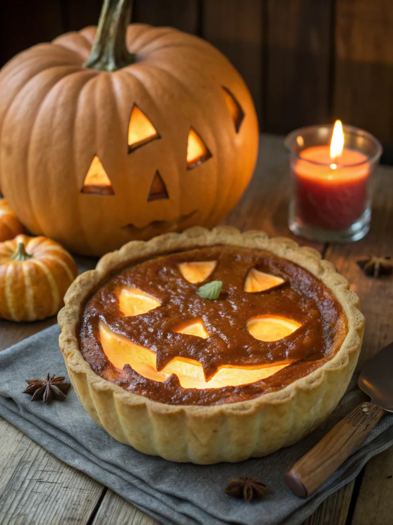 Jack-o'-Lantern Pie