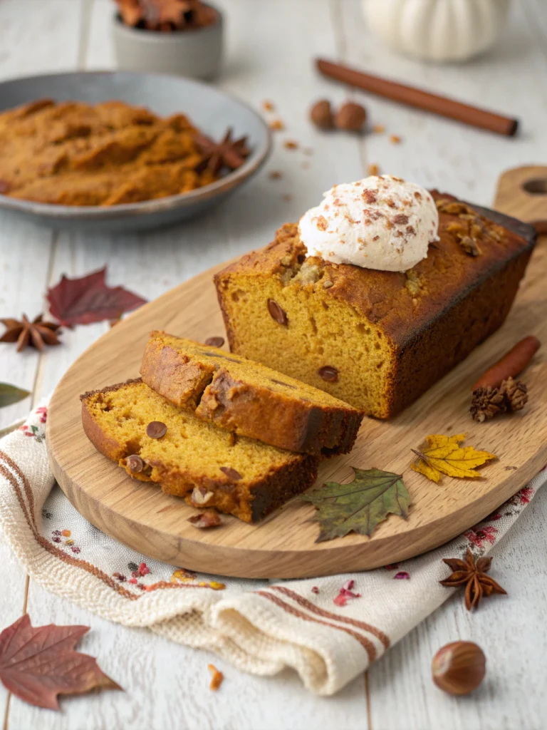 Keto pumpkin bread