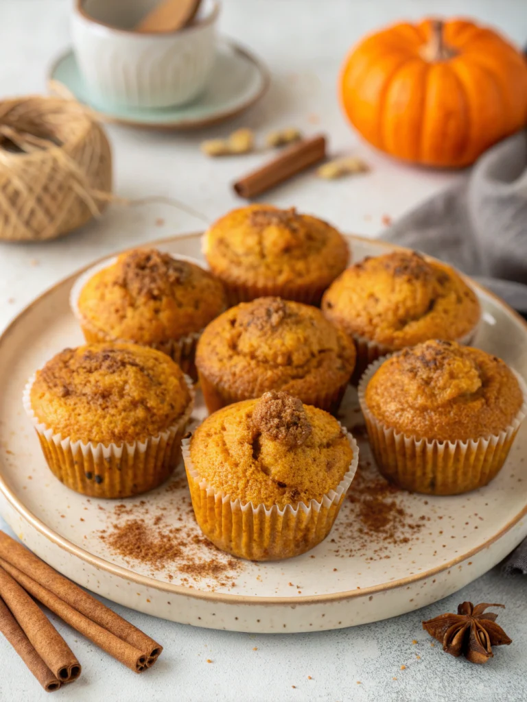Keto pumpkin muffins